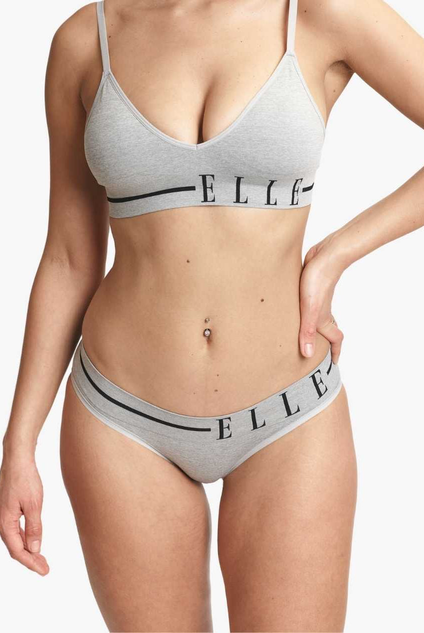 ELLE Headline Seamless Bikini - Grey Marl Headline