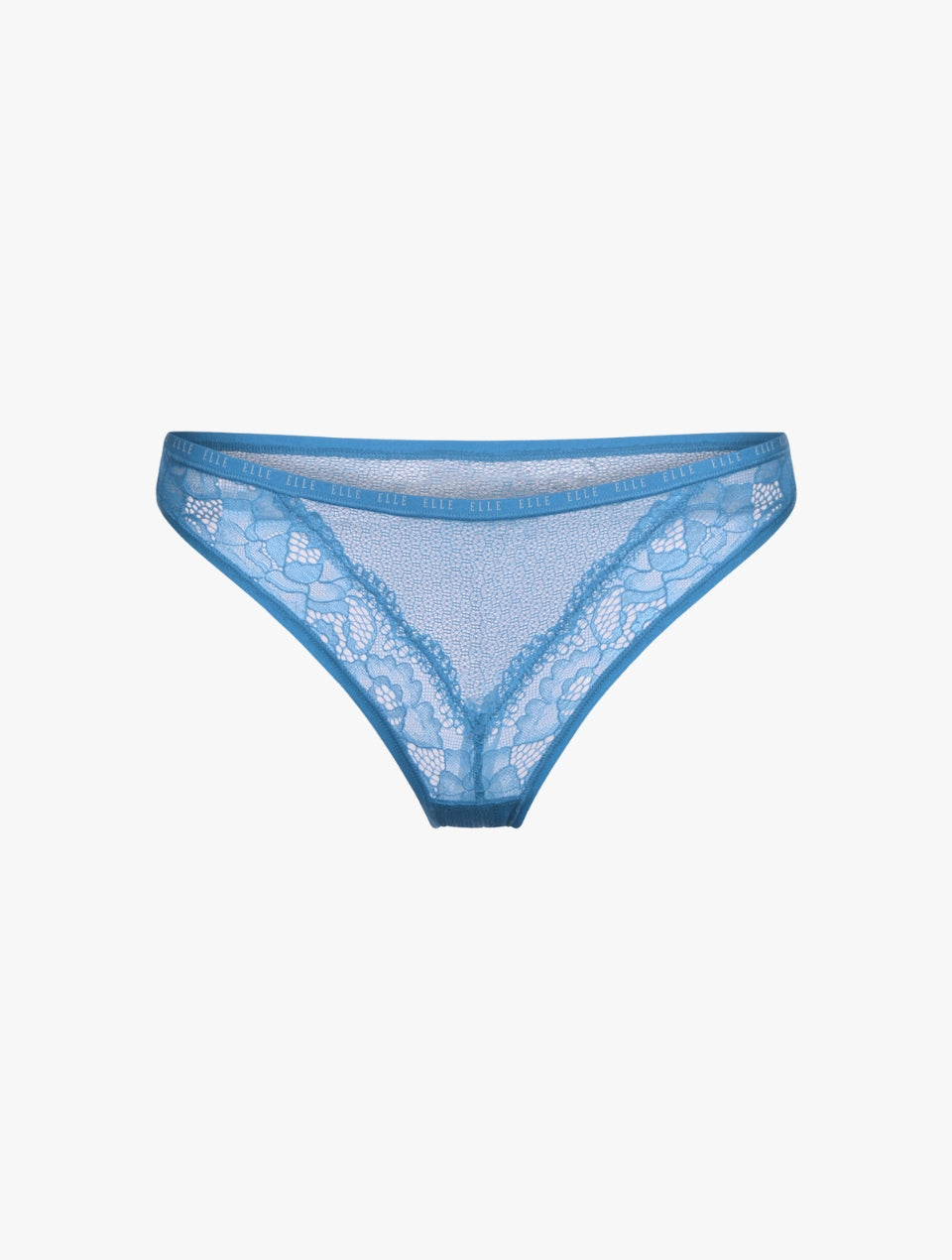 Opal Blue High Waisted Thong Panties // Seamless Thong // EBY™