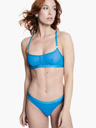 ELLE 24/7 Mesh Thong - Mykonos Blue 24/7 Mesh