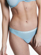 ELLE 24/7 Mesh Thong - Blue Fog 24/7 Mesh