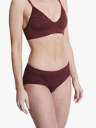 ELLE Signature Seamless Bikini - Burgundy Signature