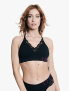 ELLE Seamless & Lace Bralette - Black Beauty Seamless & Lace