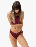 ELLE Seamless & Lace Bikini - Chocolate Truffle Seamless & Lace